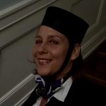 syngende telegram på trappe